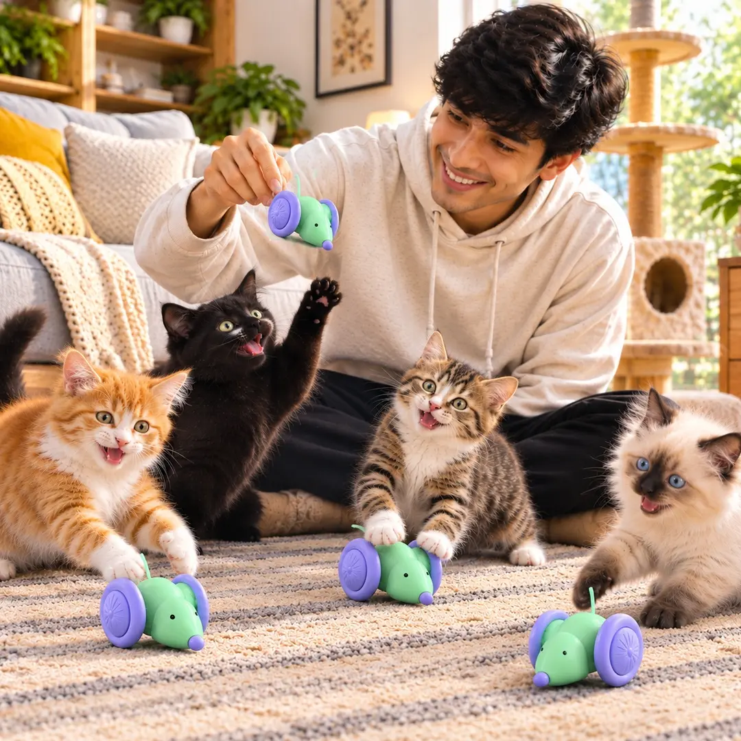 Automatic Smart Mouse Toy for Cats | বিড়ালের স্মার্ট ইঁদুর খেলনা